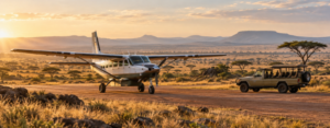 fly in Nyerere national park safari experience